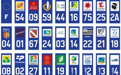 Automobile : création de chartes graphiques pour les plaques d’immatriculation !